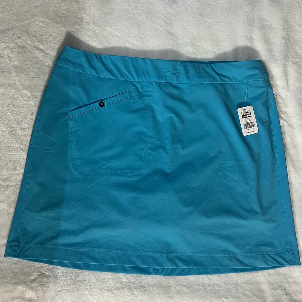 JAMIE SADOCK Stretch Casual Golf Athletic Tennis Skort Skirt - Size 14 Blue